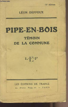 Pipe-en-bois - Témoin de la commune. Deffoux Léon