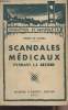 "Scandales médicaux pendant la guerre - ""Enquêtes et pamphlets""". De Golen Henry