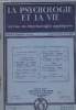 La psychologie et la vie - Revue de psychologie appliquée - 2e année - n°5 Mai 1928. Collectif