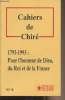 Cahiers de Chiré - N°8 - 1793-1993 Pour l'honneur de Dieu, du Roi et de la France. Collectif