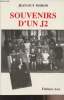Souvenirs d'un J2 - Un gamin durant la Seconde Guerre mondiale. Moron Jean-Guy