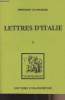 "Lettres d'Italie - II - collection ""Les introuvables""". Président de Brosses