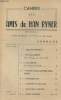Cahiers des Amis de Han Ryner n°17 - Chair Vaincue, par Henri Ner - Sub Specie Humanitatis - Pétition aux chambres françaises- Palmarès d'Aix.... ...