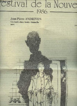 Festival de la Nouvelle - 1986 - Jean-Pierre Andrevon - Un bain chez tante Ammelle (inédit) - Illustré par lui-même. Andrevon Jean-Pierre