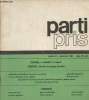 Parti pris - n°2 - La révolution et la morale - Document: une lettre de Georges Schoeters - Aliénation culturelle et révolution nationale - L'oeuvre ...