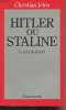 Hitler ou Staline - Le prix de la paix. Jelen Christian