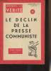 Défendre la vérité n°41 nouvelle série, 2 août 52 - Le déclin de la presse communiste - A Varsovie les lions ont faim - M. Joliot-Curie paye son prix ...
