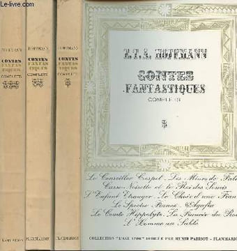 "Contes fantastiques - Complets (3 volumes) - collection ""L'Age d'or""". Hoffmann E.T.A.