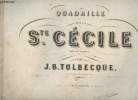 Quadrille sur la Ste Cécile - Opéra de Montfort par J.B. Tolbecque. Tolbecque J.B.