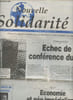 Nouvelle Solidarit&eacute; n&deg;17 - XXe ann&eacute;e vend. 9 sept. 94 - Dossier: ceux qui promurent Hitler - D&eacute;mographie: Echec de la conf&eacute;rence du Caire - Russie: ...