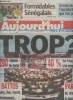 Aujourd'hui en France n °312 lundi 17 juin 2002 - Trop ? 390 députés de droite, 40% des français s'en moquent, battus Aubry, Hue, Voynet, ...