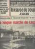 "La cause du peuple, J'accuse n°38 vend. 19 janv. 73 - La longue marche du Larzac - Nixon, il faut signer la paix! - Procès en assises de Tramon: ""Le ...
