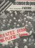 La cause du peuple, J'accuse n°32, 24 nov. 72 - Dossier offensive d'automne - Restez-debout, ne pliez pas les genoux - Faudra-t-il voter ? - ...