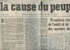 "La cause du peuple, journal du mouvement de Soutien aux Luttes du Peuple n°1 1er mai 68 - Premières victoires de l'unité et de l'action des ouvriers ...