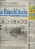 Le Républicain hebdomadaire - Langon, La Réole, Monségur - n°2503 48e année vend. 25 juin 93 - Intempéries en Réolais, Gros orages - Loisirs, ...