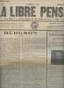 La Libre Pensée n°37, nouvelle série avril 49 - Bergson par G. Clemendot - Proudhon - Libérons-nous de la Superstition chrétienne! Vendredi saint. ...