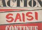 Action n°23 mardi 23 juil. 68 - Saisi - Continue. Nous ne nous tairons pas, avec votre soutien ! - On frappe à notre caisse - Ils se vengent - La ...