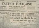 L'Action Française n°142 35e année sam. 13 & dim. 14 juin 42 - Edition de Lyon - Réimpression - Les paysans sous l'ancien régime - S'adressant aux ...