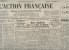 L'Action Française n°272 36e année vend. 19 nov.43 - Edition de Lyon - Réimpression - 42 bâtiments de guerre & de transport américains ont été coulés ...