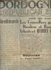 "La Dordogne Républicaine - Sam. 31 déc. 55 - A la veille du scrutin - Parmi bien d'autres, Les conseillers généraux Biraben et Boucharel félicitent ...