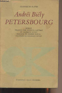 "Pétersbourg - ""Classiques Salves""". Biély Andréi