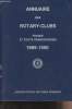 Annuaire des Rotary-Clubs - France et Etats francophones 1989-1990. Collectif