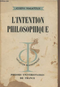 "L'intention philosophique - ""Initiation philosophique"""