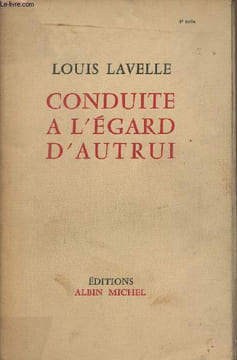 Conduite à l'égard d'autri. Lavelle Louis
