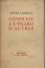 Conduite à l'égard d'autri. Lavelle Louis