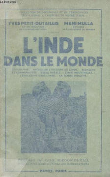 L'Inde dans le monde - Géographie, aperçu de l'histoire de l'Inde, religions et communautés, l'Inde rurale, l'Inde industrielle, l'éducation dans ...