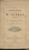 Discours de réception de M. Autran prononcé à sa réception à l'académie française le 8 avril 1869 - Réponse de M. Cuvillier-Fleury, directeur de ...