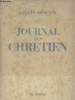 Journal d'un chrétien. Biebuyck Jacques