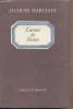 Carnet de Notes. Maritain Jacques
