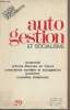 Autogestion et socialisme n°28-29 oct. 74 janv.75 - Etudes, débats, documents - Le problème économique de l'autogestion - Autogestion et dialectique - ...