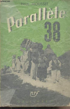 Parallèle 38. Mousset Paul