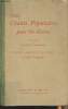 Chants populaires pour les écoles - Poésies de Maurice Bouchor - Mélodies composées ou recueillies par Julien Tiersot - 1re série. Collectif