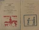 Notre vie d'écoliers - Bulletin de la coopérative scolaire de Saint-Quentin sur Sioule - 4 bulletins - 1er année n°1 à 4 - Déc. 1948 à mai 1949. ...