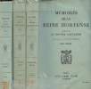 Mémoires de la Reine Hortense publiés par Le Prince Napoléon - avec notes de Jean Hanoteau - Tomes I à III. Reine Hortense