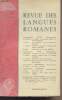Revue des langues romanes - Tome LXXX n&deg;1972 2me fascicule - La bataille de Benevent et la mort de Manfred - Le vocabulaire alpin &agrave; ...