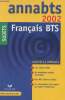 Annabts 2002 - Français BTS - Sujets. Boyer-Vidal Anne
