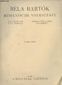 Rumänische volkstänze - Roumanian folm dances - Danses populaires roumaines - Piano solo