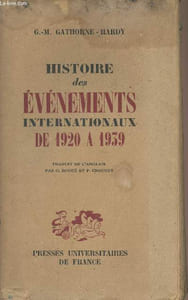 Histoire des événements internationaux de 1920 à 1939