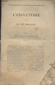 1 article de la Revue des deux mondes: L'Angleterre et la vie anglaise -