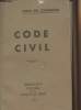 Code Civil et législation complémentaire - Hors du commerce. Collectif