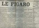 A la une - Fac-similé 13 - vol.1 - Le Figaro 49e année, 3e série N°20 Mardi 20 janvier 1903 - L'horreur du sang - La misère Bretonne - La table - En ...
