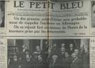 A la une - Fac-similé 11- vol.4 - Le petit bleu 34e année merc. 1er février 1933 - Un des 1er actes d'Hitler sera probablement de rappeler l'ex-kaiser ...