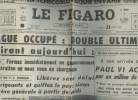 A la une - Fac-similé 40- vol. 8- Le Figaro 142e année n°7460 vend. 23 août 1968 - Prague occupé: double ultimatum expirant aujourd'hui - En ...