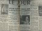 A la une - Fac-simil&eacute; 37- vol. 4- Le Jour 4e ann&eacute;e n&deg;237 mardi 25 ao&ucirc;t 1936 - Ce proc&egrave;s de Moscou ? une hypocrite bouffonnerie - Hitler el&egrave;ve &agrave; 2 ans ...