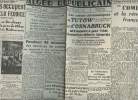 "A la une - Fac-similé 6- vol. 6- Alger Républicain n°226 dim. 14 mai 1944 - Les alliés occupent San Angelo Feodice - Les usiness aéronautiques de ...