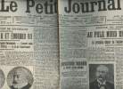 A la une - Fac-similé 45- vol. 1-Le Petit Journal 45e année n°16300 mardi 13 août 1907- Les entrevues de souverains, Guillaume II & Edouard VII - ...